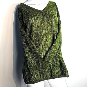 Jaclyn Smith Green Sweater